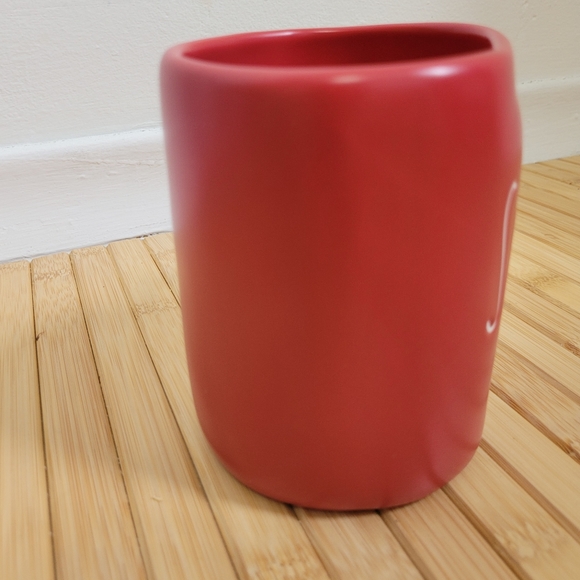 RAE DUNN -  Red mug " SANTA " - Picture 5 of 8